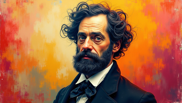 A vibrant and lively abstract portrait of Mason Co 1749993227580