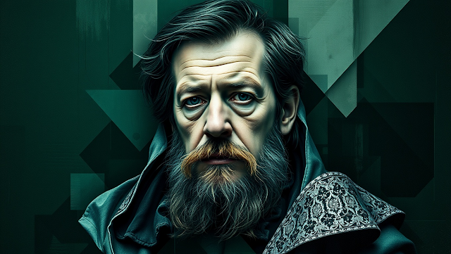 An abstract portrait of Francis Bacon featuring d 1750167507470