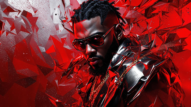 batch A modern abstract portrait of Kevin Gates infused 1752839085931