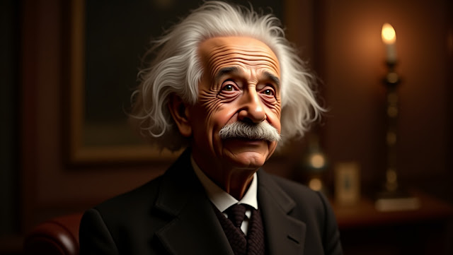 batch A realistic portrait of Albert Einstein capturing 1753842349006