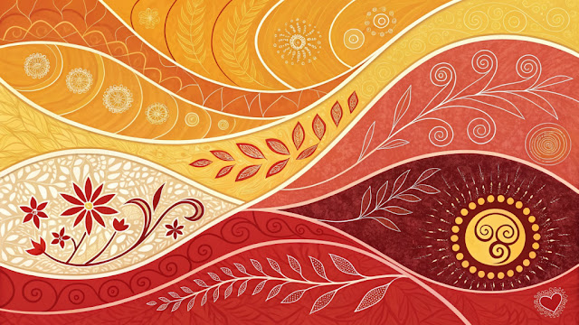 batch A vibrant abstract artwork featuring elaborate cur 1753844949858