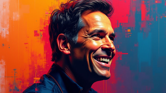 batch A vivid abstract portrait of Tony Robbins showcas 1754296226395