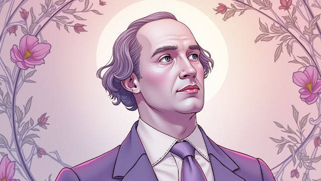 batch An Art Nouveau portrait of Theodore Roethke featu 1753846726920