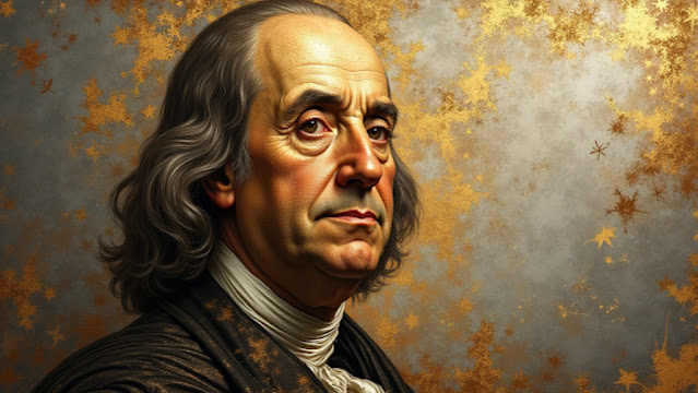 batch An abstract portrait of Benjamin Franklin encompas 1750147343030
