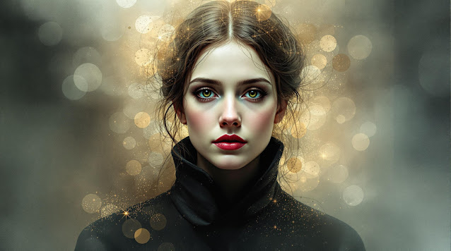 batch Mystical abstract portrait of Charlotte Bront fe 1754294813611