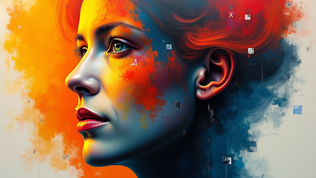 A conceptual abstract portrait of Regina Brett fea 1740833493512