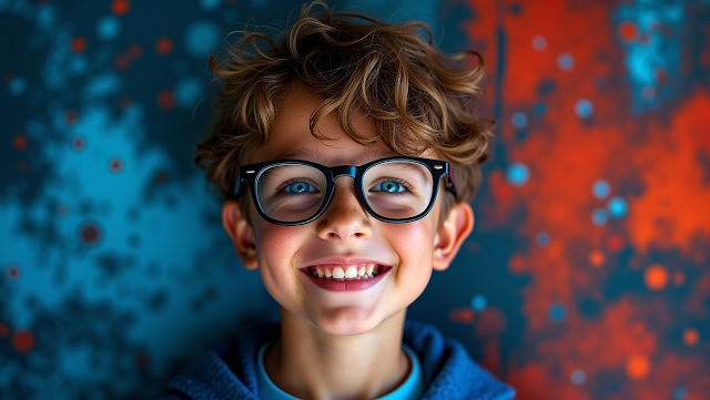 A mid shot portrait of 13 year old Mattie Stepanek 1740449831618