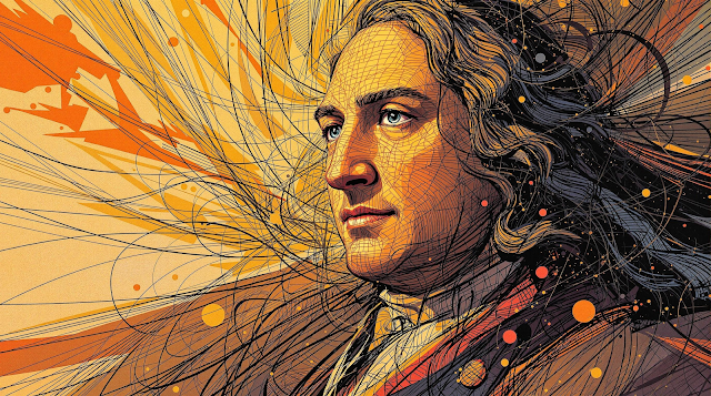 An abstract portrait of William Penn featuring in 1742543791434