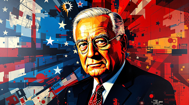 Abstract modern art portrait of Harry S Truman e 1761293790849