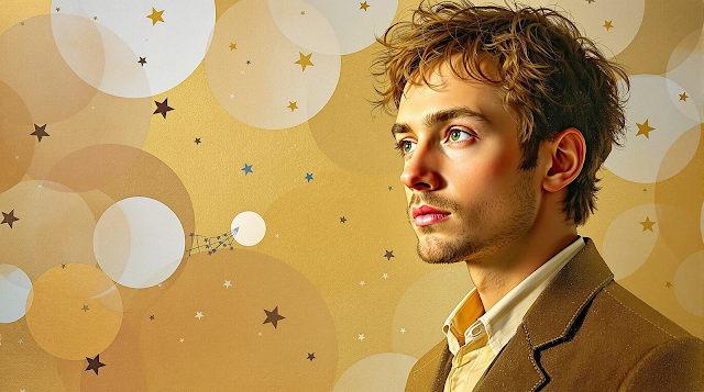 Contemporary abstract portrait of Antoine de Saint 1763813663745