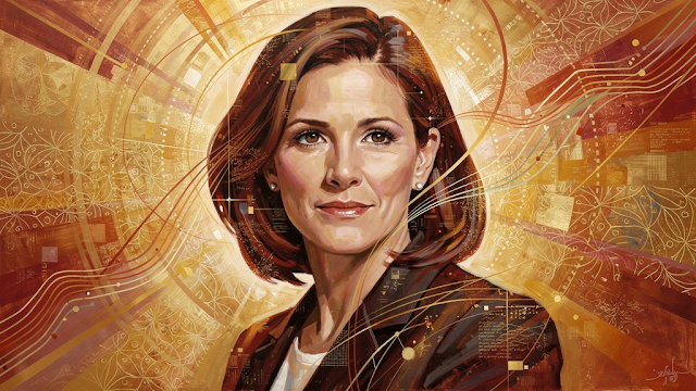 A modern abstract portrait of Sheryl Sandberg hig 1764832696835 1